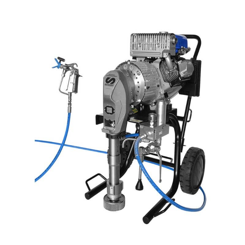 Thor Benzin Motorlu Elektrikli Pistonlu Airless Boya Makinesi